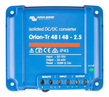 Orion-Tr 48/48-2,5A (120W) DC-DC Ge&iuml;soleerd acculader